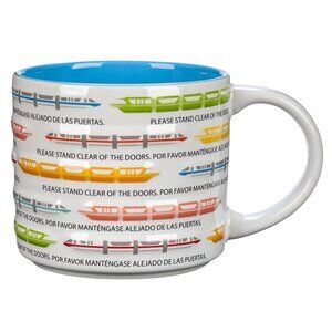 Disney Parks Monorail Please Stand Clear of the Doors Coffee Cup Mug